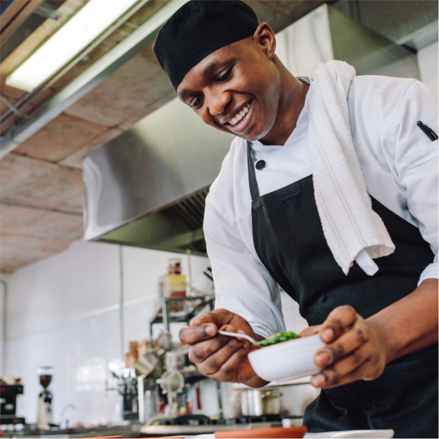 Order, Approve, Prepare meals